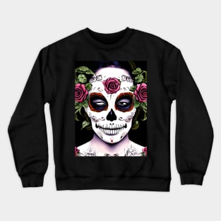 Sugar Skull Girl Crewneck Sweatshirt